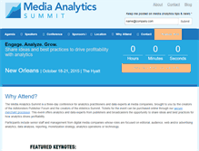 Tablet Screenshot of mediaanalyticssummit.com